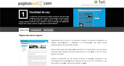 Desktop Screenshot of paginasweb.com