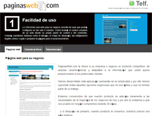 Tablet Screenshot of paginasweb.com